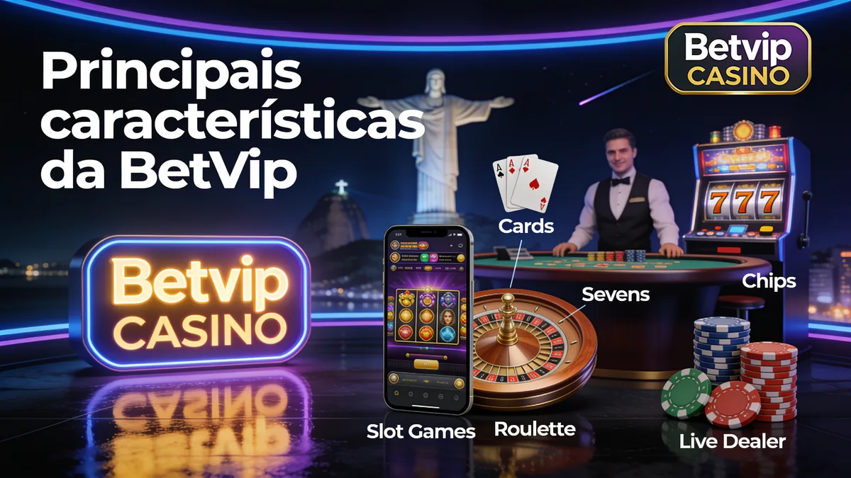 Principais características da BetVip — betvip no Brasil